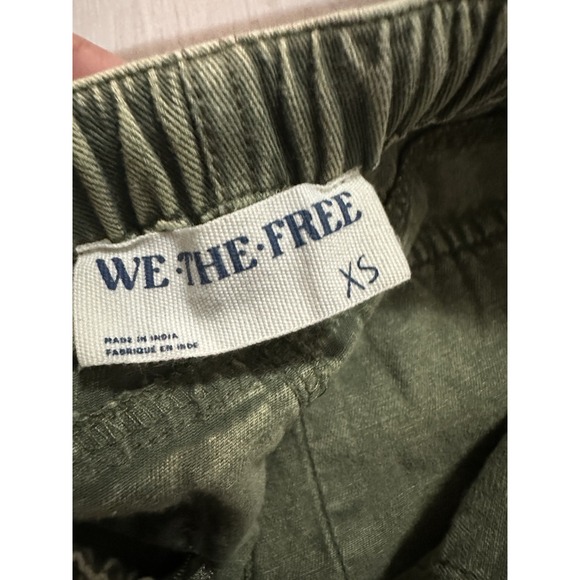 Free People x We The Free Drawstring Pants Sz XS Green - Picture 9 of 9